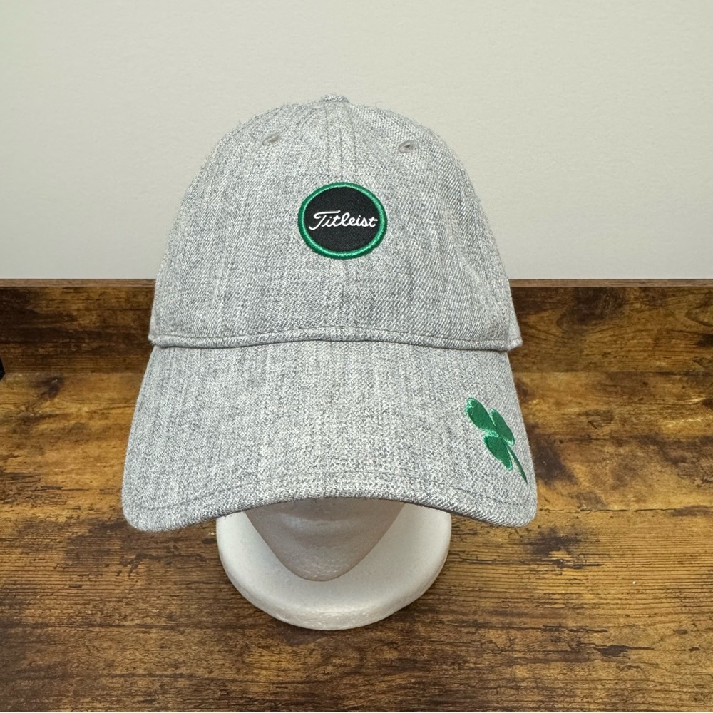 Titleist Shamrock Montauk Tour Twill Golf Hat Adjustable Wool Blend Embroidered‎